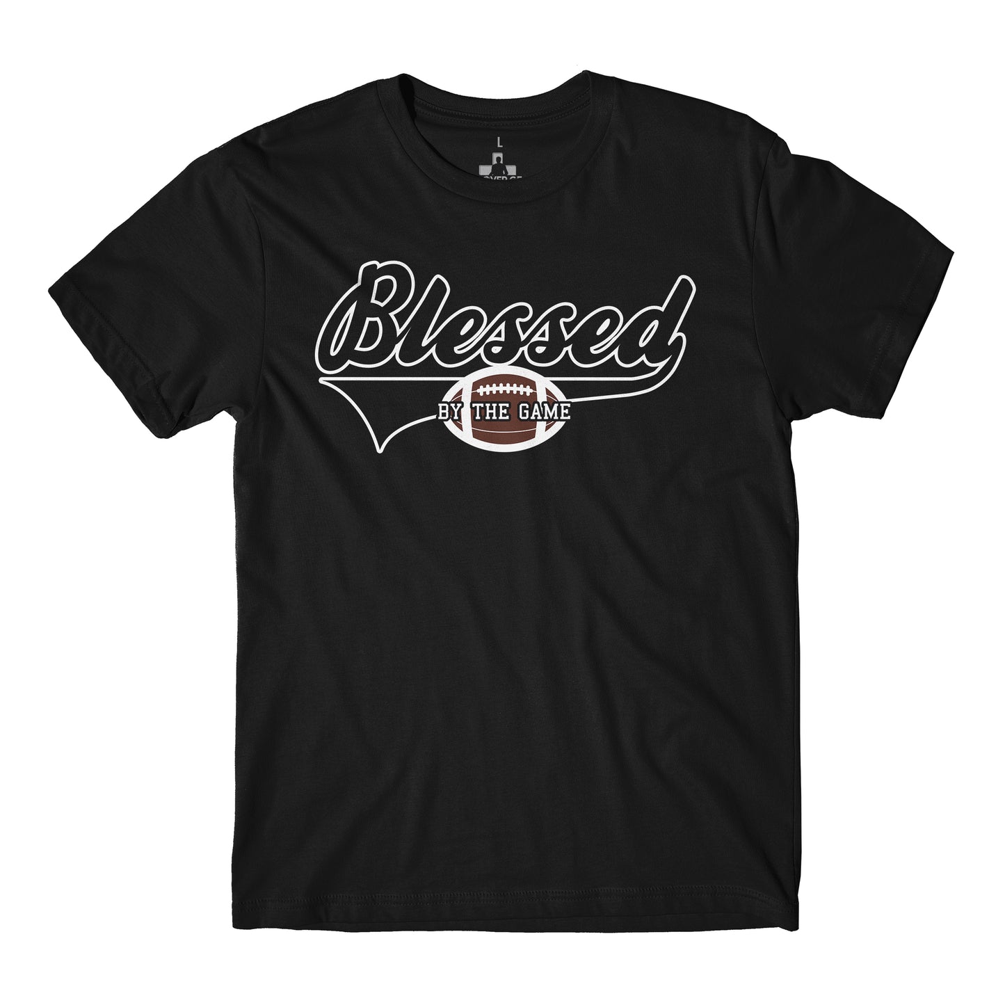Blessed By The Game - Football - T-Shirt - Black