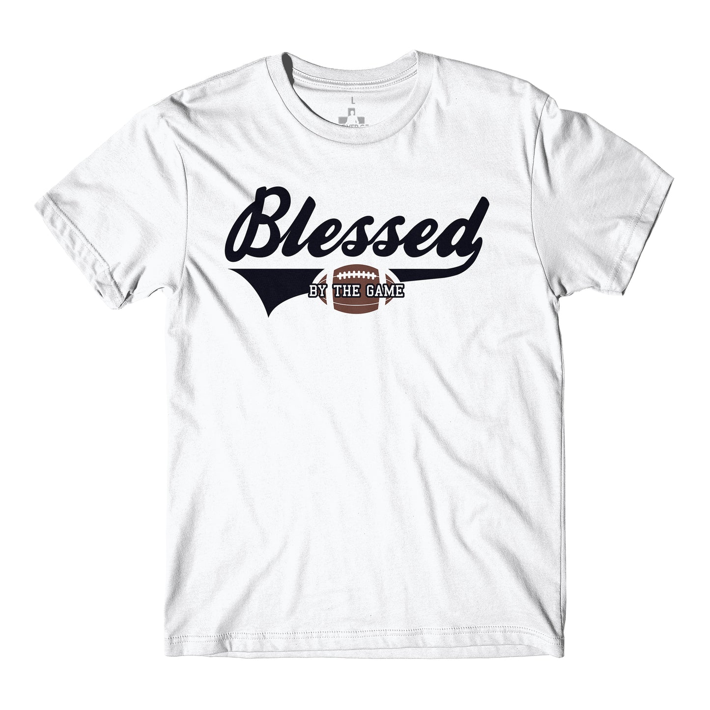 Blessed By The Game - Football - T-Shirt - White