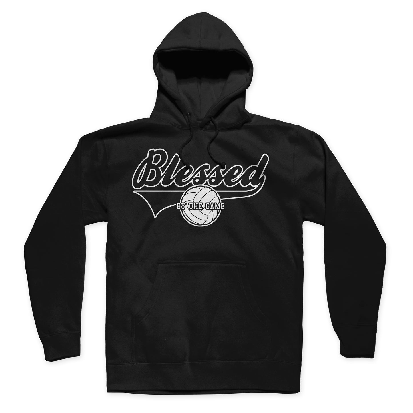 Blessed By The Game - Volleyball - Hoodie - Black