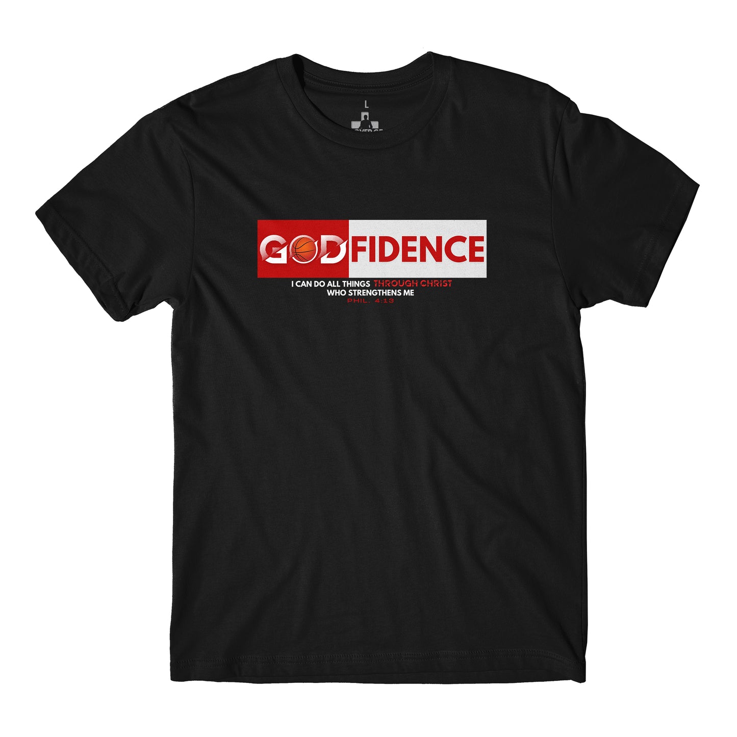 Godfidence - Basketball - T-Shirt - Black