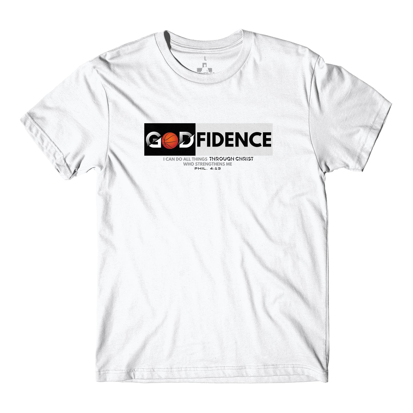 Godfidence - Basketball - T-Shirt - White