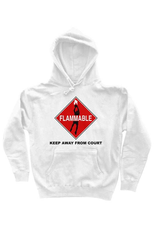 Flammable pullover hoody