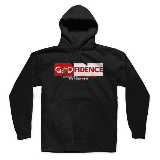 Godfidence - Football - Hoodie - Black
